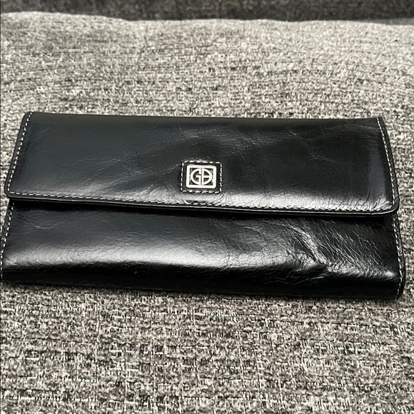 Giani Bernini Black Leather Wallet - Picture 1 of 8